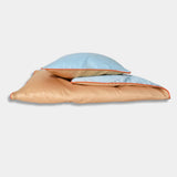 Cotton satin Baby bedding - Pale blue