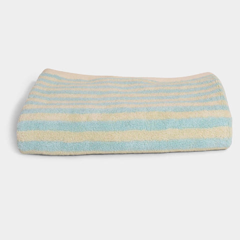 Stribet Håndklæder - Pale blue (45x65 cm)