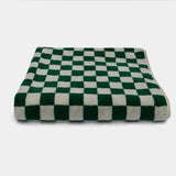 Check Håndklæder - Pine green (70x140 cm)