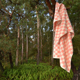 Check Håndklæder - Rose (70x140 cm)