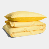 Cotton satin bed set - Yellow