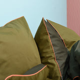 Bomuldssatin Lagner Dark green