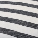 Hør sengesæt - Black stripe